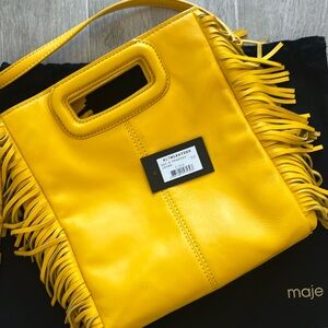 Maje Yellow crossbody